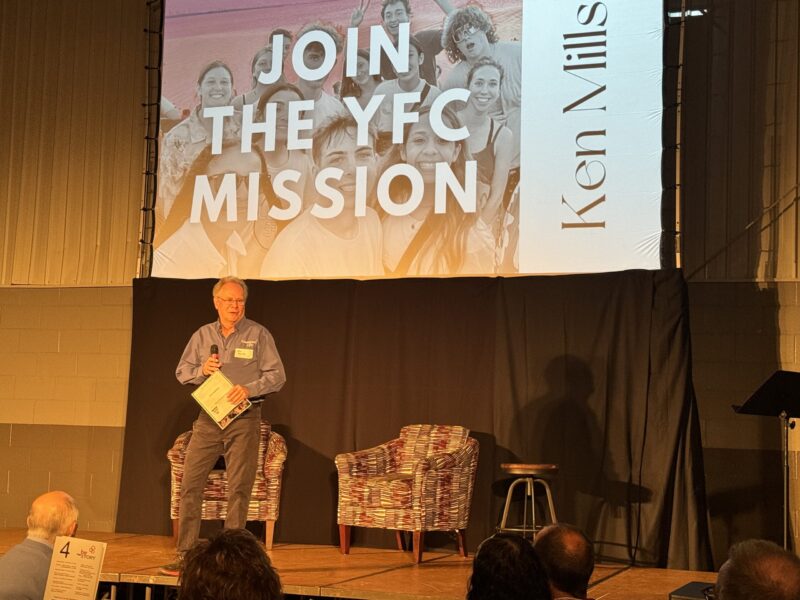 Ken asking adults to Join The YFC Mission