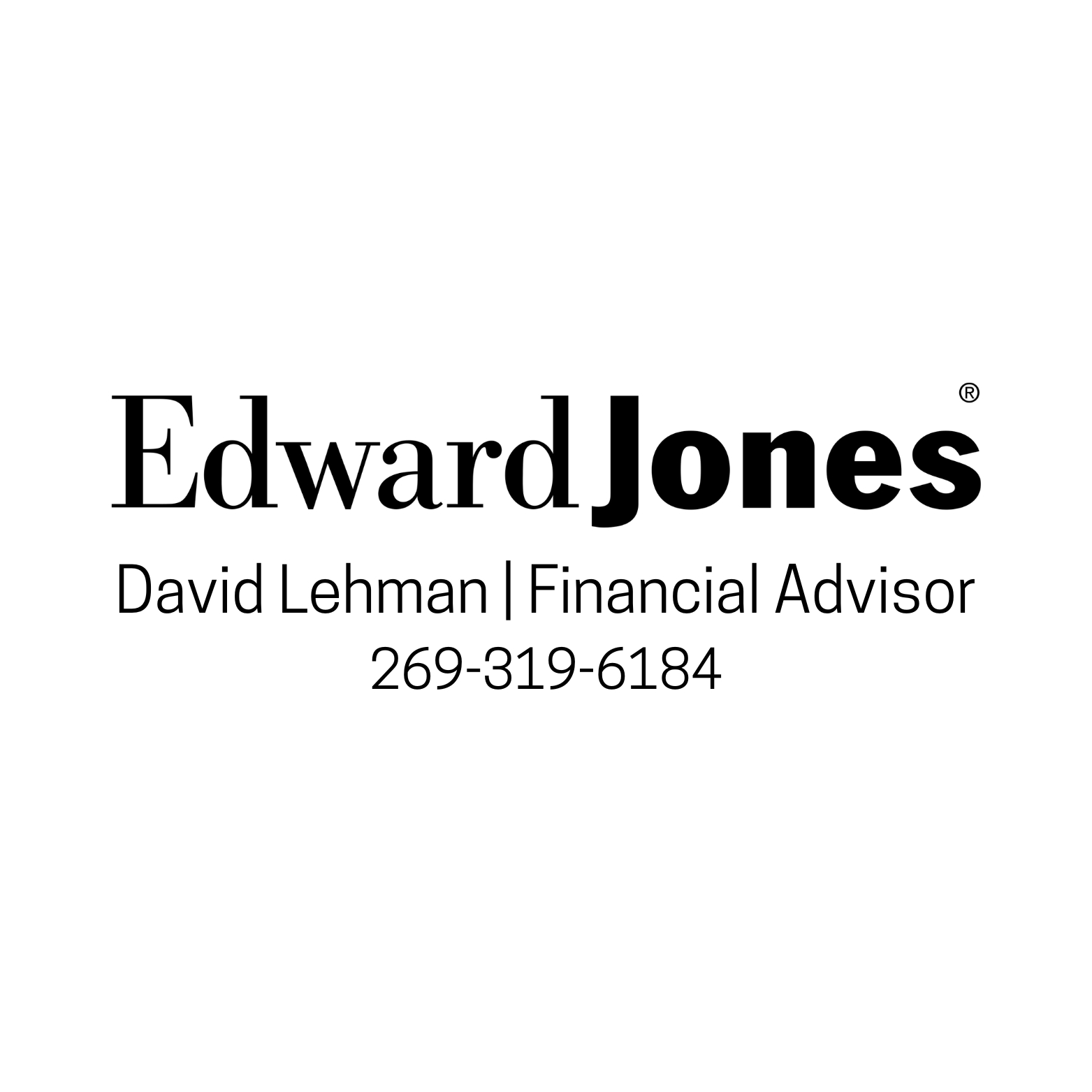 Edward Jones David Lehman