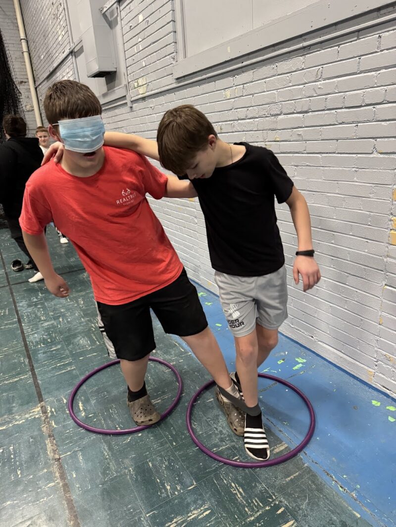 Blindfolded course