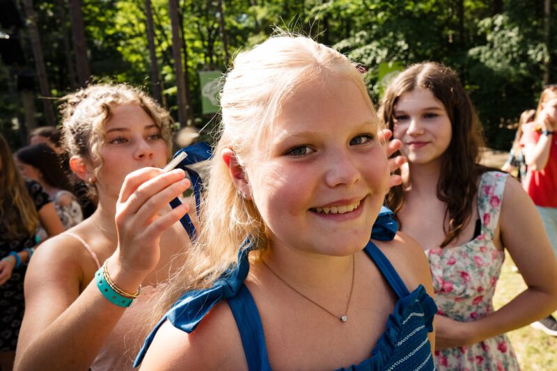 teen girl summer smiles